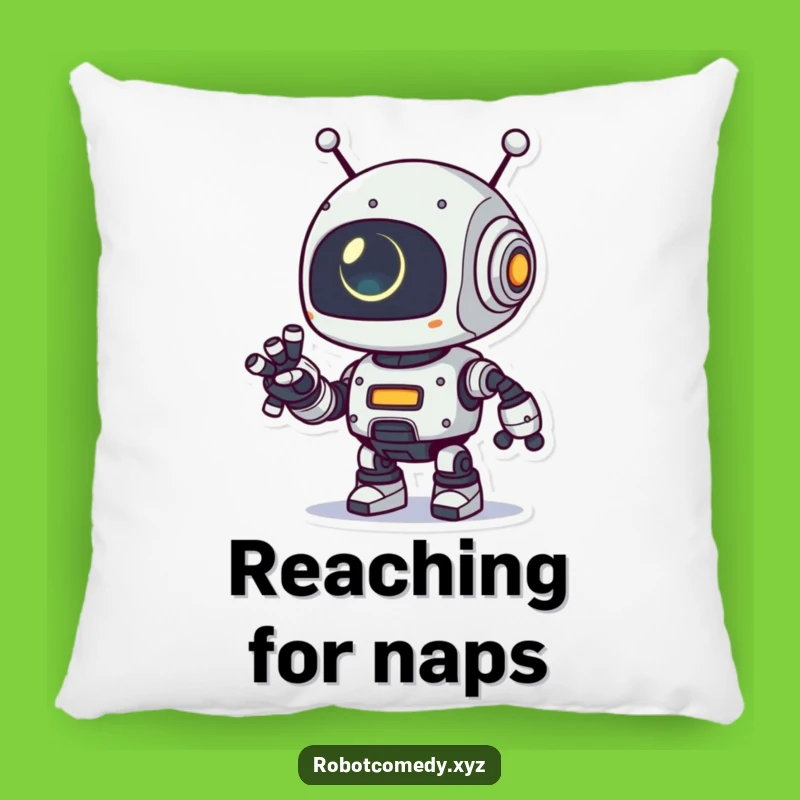 Soft Funny Robot Arm Pillow - Cozy Glowing Eye Cushion Gift